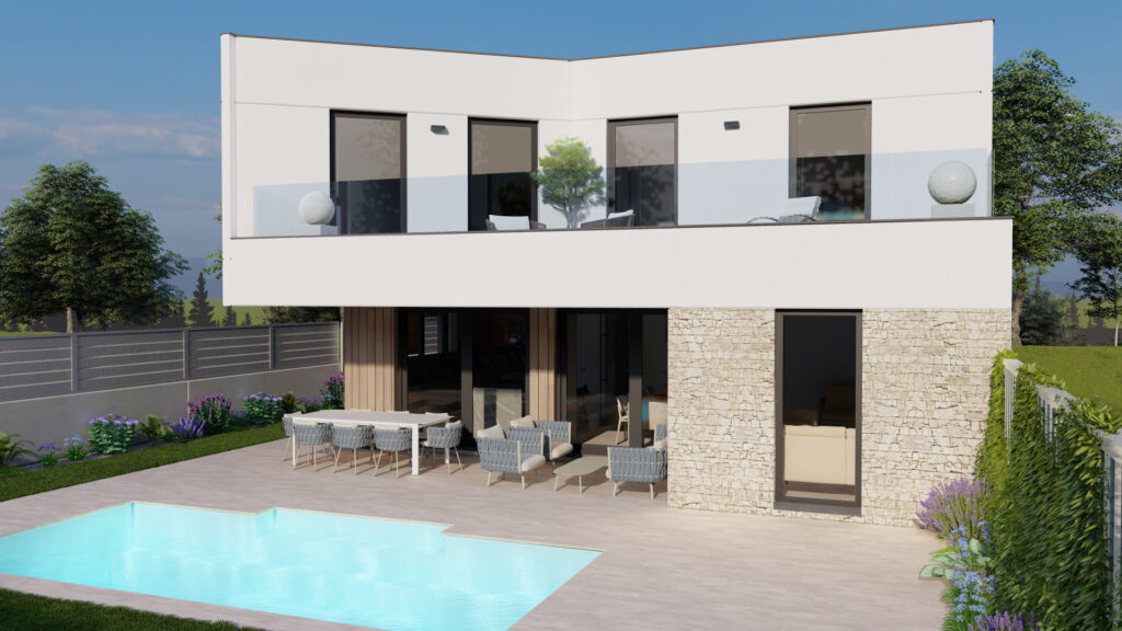 Casas de obra prefabricadas Moralzarzal Sur