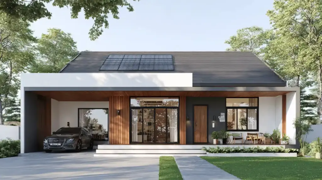 Casa prefabricada autosuficiente